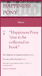 Mobile Screenshot of happinesspony.com